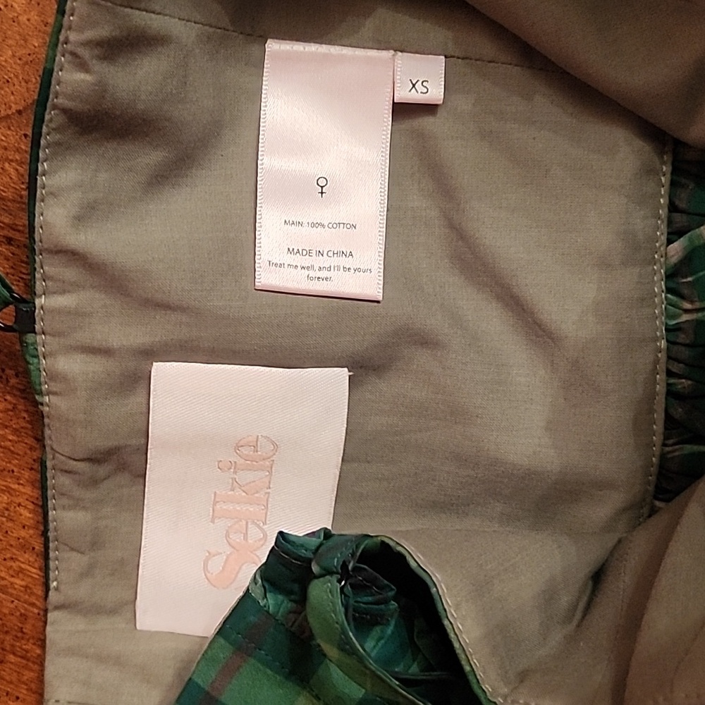 Selkie Beth Plaid Shakespeare Top - Picture 2 of 6